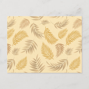 Tropisch lederen patroon 6 briefkaart