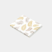 Tropisch lederen patroon 7 post-it® notes (Schuin)