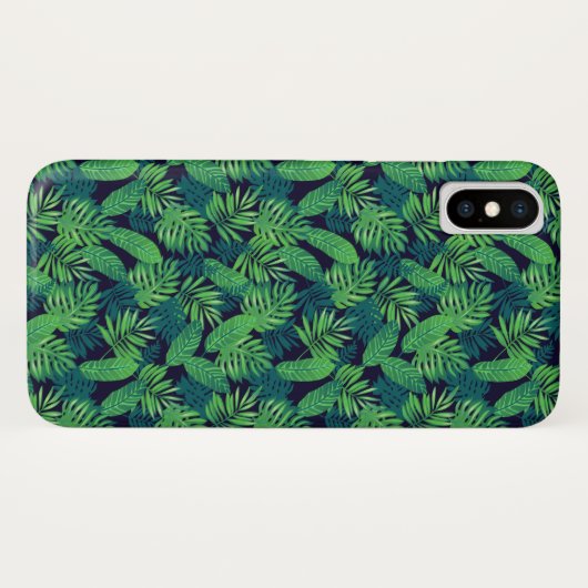 Tropisch lederen patroon Case-Mate iPhone case (Achterkant (horizontaal))