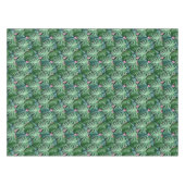 Tropisch lederen patroon - Groene vulling Tafelkleed (Voorkant (Horizontaal))