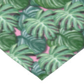 Tropisch lederen patroon - Groene vulling Tafelkleed (Gekanteld)