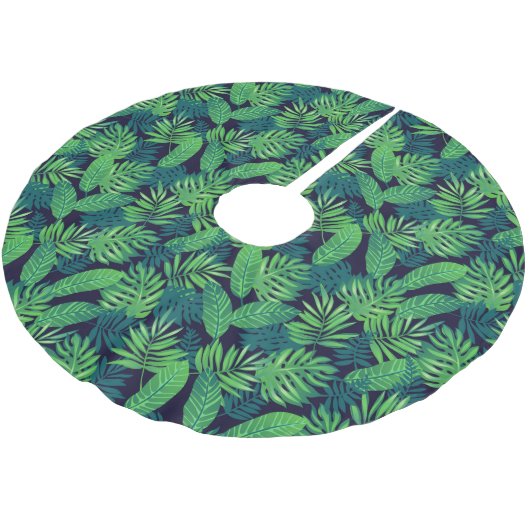 Tropisch lederen patroon kerstboom rok (Gekanteld)