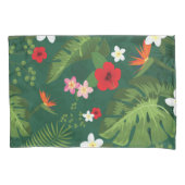 Tropisch lederen patroon kussensloop (Voorkant-Links)