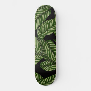 Tropisch lederen patroon skateboard