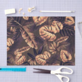 Tropisch lederen patroon tissuepapier (Craft)