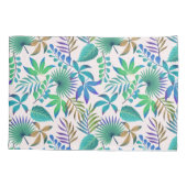 Tropisch lederpatroon kussensloop (Achterkant)