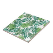 Tropisch lederpatroon tegeltje (Zijkant)