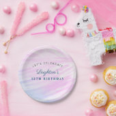 Tropisch lef papieren bordje (Feest)