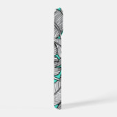 Tropisch lefpatroon iPhone 15 hoesje (Rechterkant)