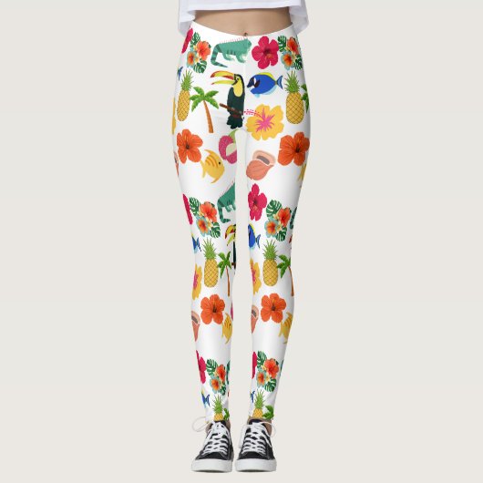 Tropisch Leggings (Voorkant)