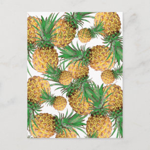 Tropisch Lekker Ananas Patroon Briefkaart