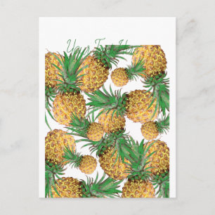Tropisch Lekker Ananas Patroon Briefkaart