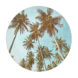 Tropisch Lijst: Abstracte palmbomen Snijplank