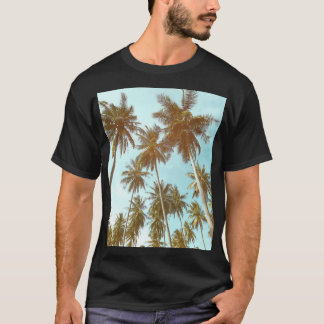 Tropisch Lijst: Abstracte palmbomen T-shirt