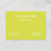 Tropisch loopvlakpatroon visitekaartje (Achterkant)