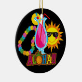 Tropisch Luau Cocktail Ornament (Rechts)