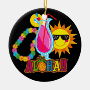 Tropisch Luau Cocktail Ornament