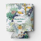 Tropisch Luau, Toekan, Ananas Blikjeskoeler (Achterkant)