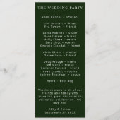 Tropisch Magnolia White Green Red Programma (Achterkant)