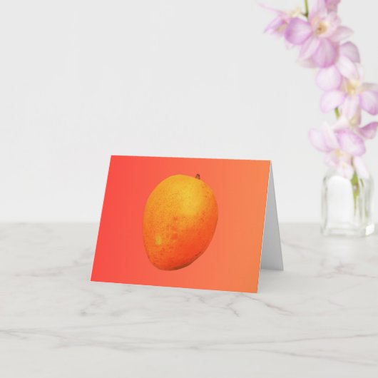 Tropisch Mango Kaart (Orchidee)