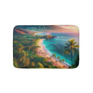 Tropisch Maui-eiland paradijs Badmat