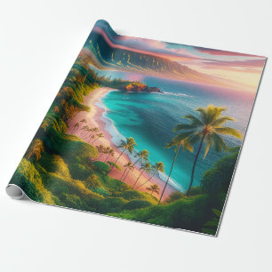 Tropisch Maui-eiland paradijs Cadeaupapier