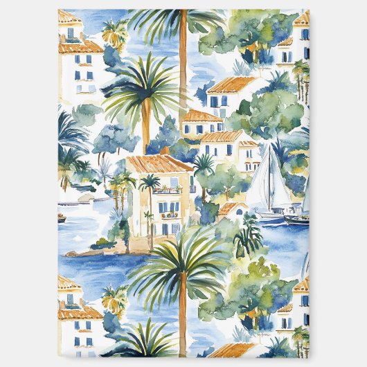 Tropisch Mediterraans Huwelijk Magneet (Voorkant)