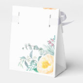 Tropisch Mint Floral Baby shower Bedankdoosjes (Achterkant)