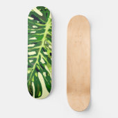 Tropisch Monstera Leaf - Skateboard (Voorkant)