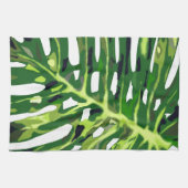 Tropisch Monstera Leaf - Theedoek (Horizontaal)