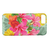 Tropisch naadloze hibiscus Case-Mate iPhone case (Achterkant (Horizontaal))