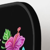 Tropisch Neon Flamingo Pickleball Paddle (Links Detail)