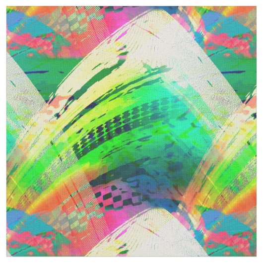 Tropisch Neon Stof (Close Up)