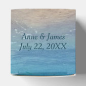 Tropisch Oceaankust Bruiloft Bedankdoosjes (Bovenkant)