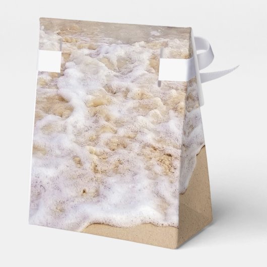 Tropisch oceaanstrand bedankdoosjes (Achterkant)