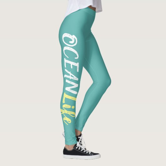 tropisch OCEAN LIFE | Leggings (Rechts)