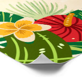 Tropisch Oerwoud Baby shower Welkomstteken Poster (Hoek)