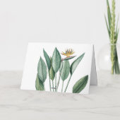 Tropisch Oerwoud bananenboom Strelitzia Dank u wel Kaart (Achterkant)