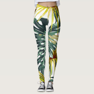 tropisch Oerwoud bladeren patroon Leggings