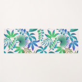 Tropisch oerwoud bladeren patroon yogamat (Voorkant (horizontaal))