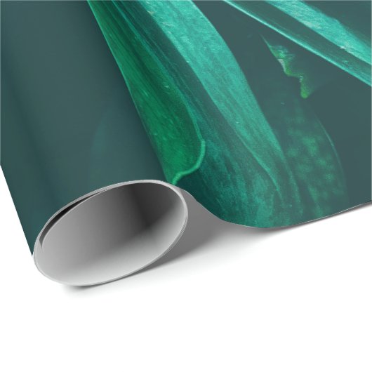 tropisch oerwoud bladergebladerte, donkergroene bl cadeaupapier (Rol Hoek)