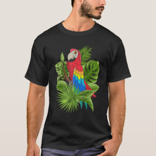 Tropisch Oerwoud Diervogel Macaw T-shirt
