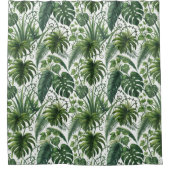 Tropisch Oerwoud Douchegordijn (Voorkant)