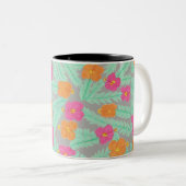 Tropisch Oerwoud Floral Mok (Voorkant rechts)