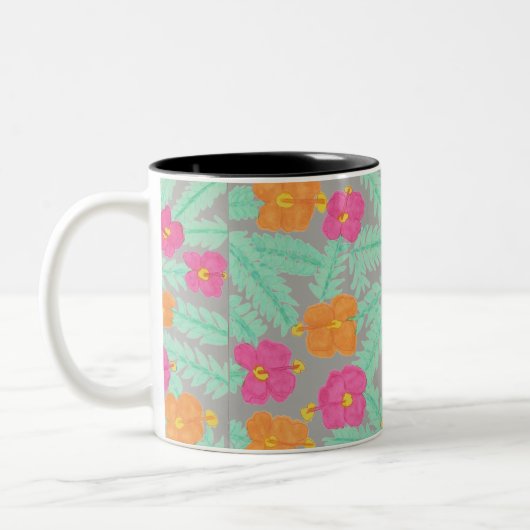 Tropisch Oerwoud Floral Mok (Links)