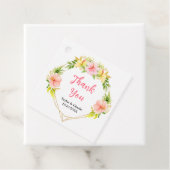 Tropisch Oerwoud Floral Weddenschap Bedankt Bedankjes Labels (In situ)