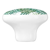 Tropisch Oerwoud lekt Keramische Knop (Zijkant)