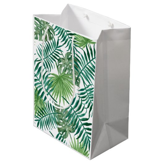 Tropisch Oerwoud lekt Medium Cadeauzakje (Achterkant Gekanteld)