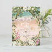 tropisch oerwoud licht modern , zoet 16 kaart (Staand voorkant)