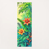 Tropisch Oerwoud Lush Paradise Design Yogamat (Voorkant)